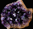 Quartz var. Amethyst from Catalan Agate-Amethyst District, Souther Paran Basalt Basin, Artigas, Uruguay