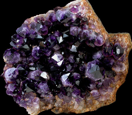 Quartz var. Amethyst from Catalan Agate-Amethyst District, Souther Paran Basalt Basin, Artigas, Uruguay