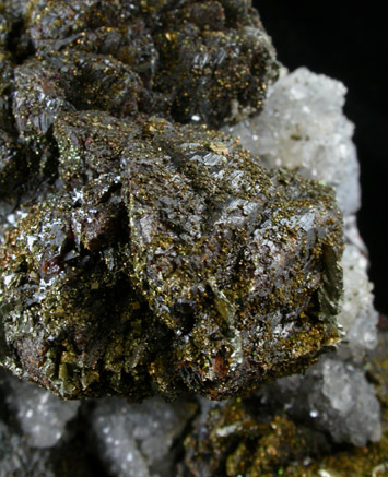 Sphalerite, Chalcopyrite, Quartz, Galena from Ballard Mine, Baxter Springs, Cherokee County, Kansas