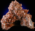 Vanadinite and Calcite from Apex Mine, San Carlos, Manuel Benavides, Chihuahua, Mexico