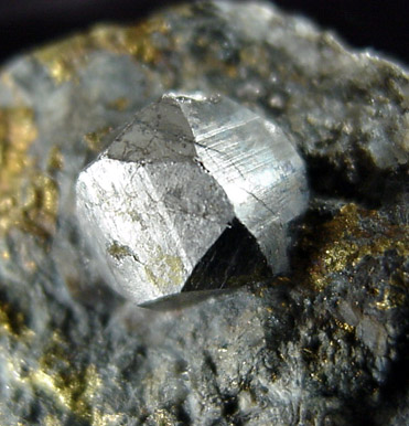 Cobaltite with Chalcopyrite from Tunaberg, Nyköping, Södermanland, Sweden