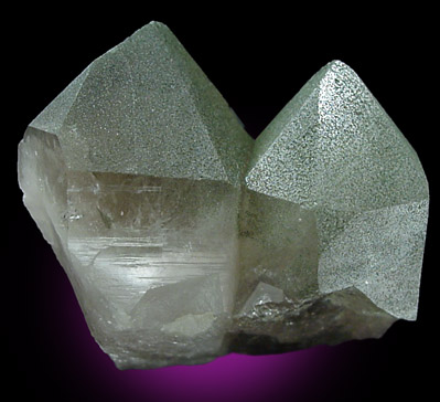 Quartz with Chlorite from Col de Talefre, near Chamonix, Haute-Savoie, France