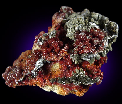 Descloizite pseudomorphs after Vanadinite from Commercial Mine, Georgetown District, Grant County, New Mexico