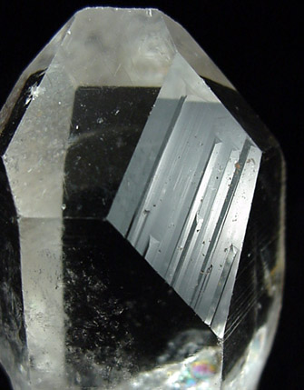 Quartz (with large S-face) from Hot Spring County, Arkansas