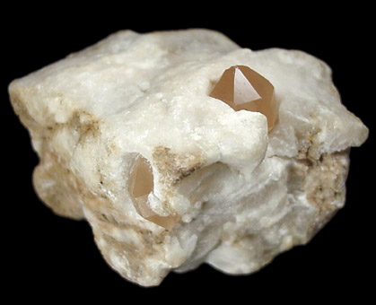 Quartz in Calcite from Seven Rivers, Eddy County, New Mexico