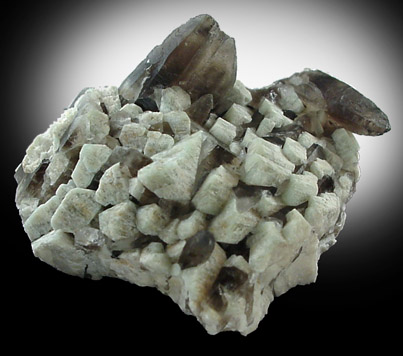 Microcline with Smoky Quartz from Pike's Peak Batholith, El Paso County, Colorado