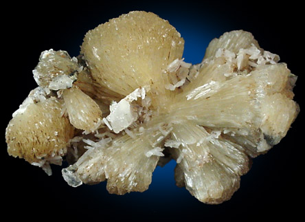 Stilbite with Quartz from Upper New Street Quarry, Paterson, Passaic County, New Jersey
