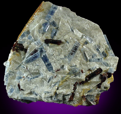 Kyanite and Staurolite from Pizzo Forno, near Faido, Ticino, Italy