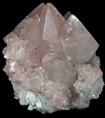 Calcite (twinned crystals) from Scott Mine, Hockerville, Ottawa County, Oklahoma