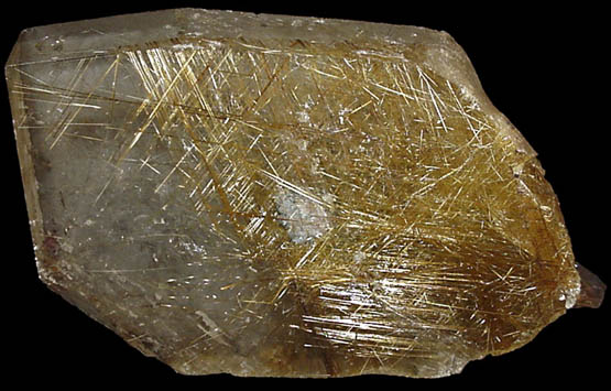 Quartz with Rutile inclusions from Minas Gerais, Brazil