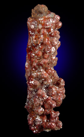 Calcite and Hematite stalactite from Mine Ojuela, Mapimi, Durango, Mexico