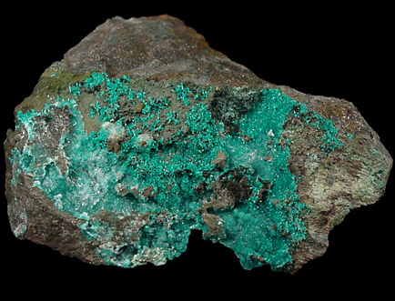 Dioptase from Ray Mine, Mineral Creek District, Pinal County, Arizona