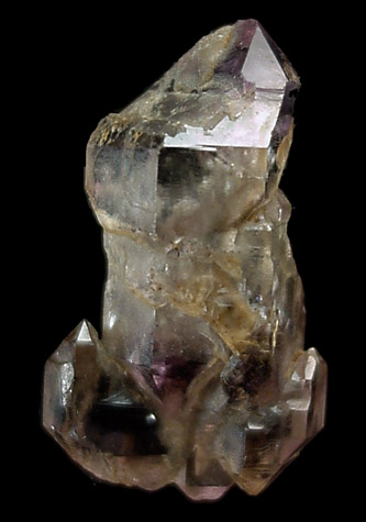 Quartz var. Smoky Amethyst from Toll Mountain, Jefferson County, Montana