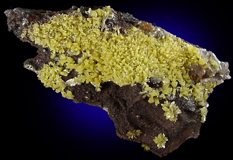 Mimetite from Santa Eulalia District, Level 8, Minerales Shaft 5, Chihuahua, Mexico
