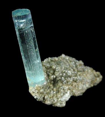 Beryl var. Aquamarine from Gilgit District, Gilgit-Baltistan, Pakistan