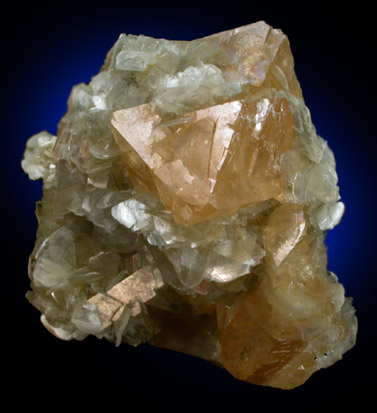 Scheelite and Muscovite from Xuebaoding Mountain near Pingwu, Sichuan Province, China