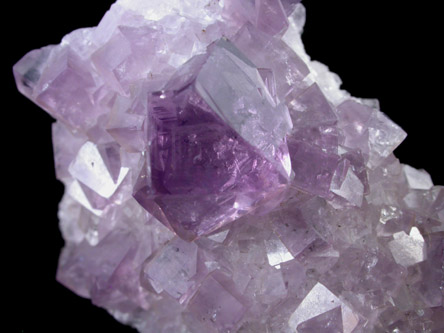 Fluorite on Quartz from Weardale, County Durham, England