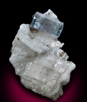 Fluorapatite on Albite from Minas Gerais, Brazil