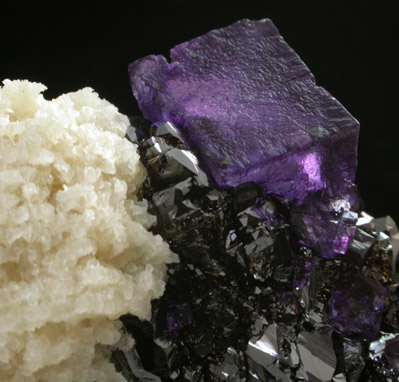 Sphalerite, Barite, Fluorite from Elmwood Mine, Carthage, Smith County, Tennessee