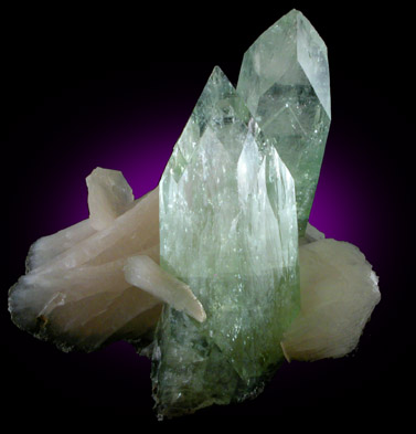 Apophyllite with Stilbite from Pashan Hills Quarry, near Poona, Maharastra, India