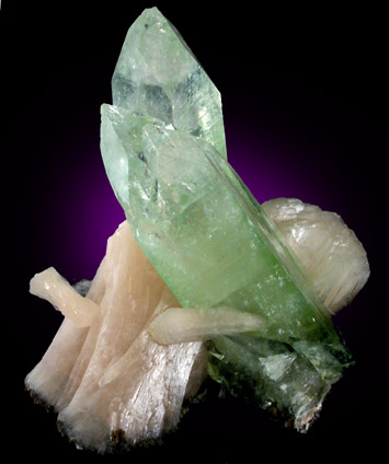 Apophyllite with Stilbite from Pashan Hills Quarry, near Poona, Maharastra, India