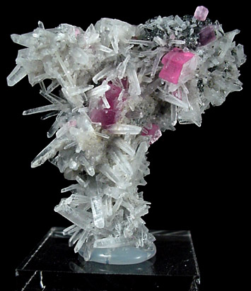 Rhodochrosite, Pyrite, Quartz from Sweet Home Mine, Buckskin Gulch, Alma District, Park County, Colorado
