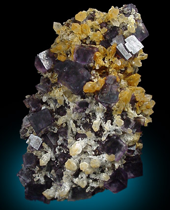 Fluorite and Quartz from Okorusu Mine, 46.5 km north of Otjiwarongo, Otjozondjupa, Namibia