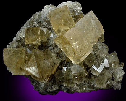 Fluorite from May Stone Quarry, Fort Wayne, Allen County, Indiana