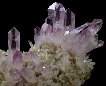 Quartz var. Amethyst from Piedra Parada, near Las Vigas, Tatatila, Veracruz, Mexico