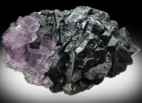 Sphalerite with Fluorite from Elmwood Mine, Carthage, Smith County, Tennessee