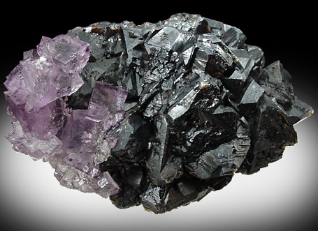 Sphalerite with Fluorite from Elmwood Mine, Carthage, Smith County, Tennessee