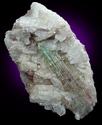 Elbaite Tourmaline from Plumbago Mountain, Newry, Oxford County, Maine