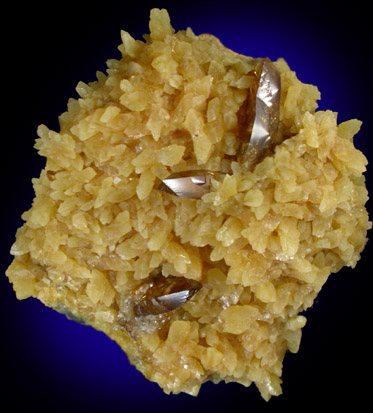 Barite on Calcite from Elk Creek, Meade County, South Dakota