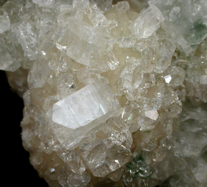 Apophyllite on Stilbite from Pune District, Maharashtra, India