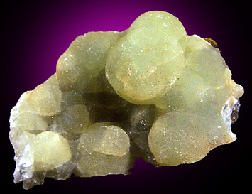 Prehnite from Riker Hill, Livingston, Essex County, New Jersey