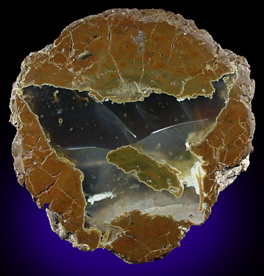 Quartz var. Agate Thunderegg from Priday Agate Beds, Ochoco Mountains, Jefferson County, Oregon
