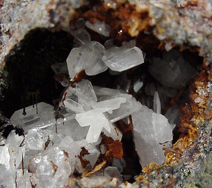 Cerussite from Bunker Hill Mine, 11th Level, Kellog, Shoshone County, Idaho