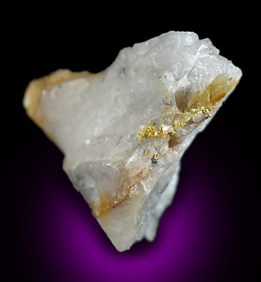 Gold in Quartz from El Dorado County, California