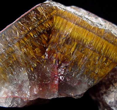 Quartz with Cacoxenite inclusions from Minas Gerais, Brazil