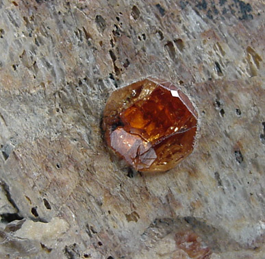 Spessartine Garnet from Little Three Mine, Ramona District, San Diego County, California