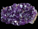 Quartz var. Amethyst from Catalan Agate-Amethyst District, Souther Paran Basalt Basin, Artigas, Uruguay