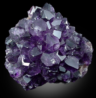 Quartz var. Amethyst from Catalan Agate-Amethyst District, Souther Paran Basalt Basin, Artigas, Uruguay