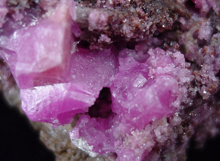 Corundum var. Ruby from Taita Hills, Tsavo West, Kenya