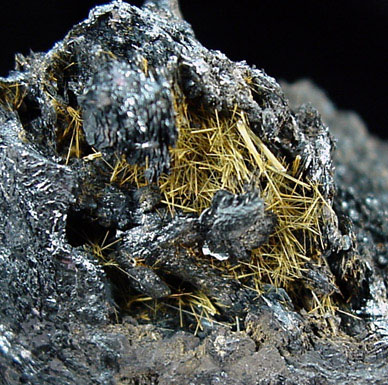 Hematite and Cerussite from Isabella Mine, Santa Cruz County, Arizona