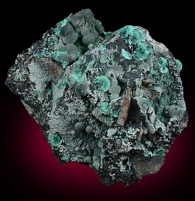 Malachite from Concepcin del Oro, Zacatecas, Mexico