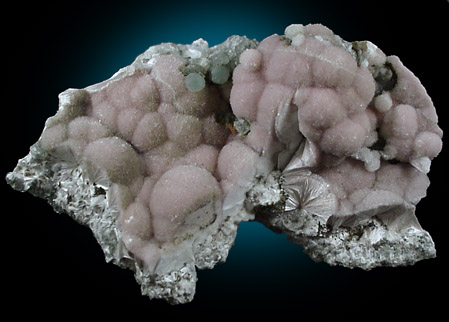 Pectolite with Prehnite from Millington Quarry, Bernards Township, Somerset County, New Jersey