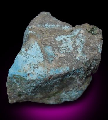 Ceruleite from Emma Luise Mine, near Huanaco, Taltal Province, Chile (Type Locality for Ceruleite)