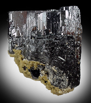 Ferberite with Zinnwaldite from Panasqueira Mine, Barroca Grande, 21 km. west of Fundao, Castelo Branco, Portugal