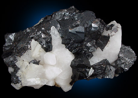 Calcite and Sphalerite from New Glencrieff Mine, Wanlockhead, Dumfriesshire, Scotland