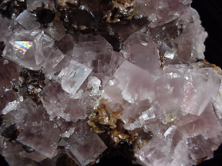 Fluorite with Siderite from Boltsburn Mine, Weardale, County Durham, England